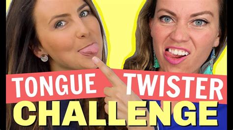 Tongue Twister Pronunciation Challenge 😝 Youtube