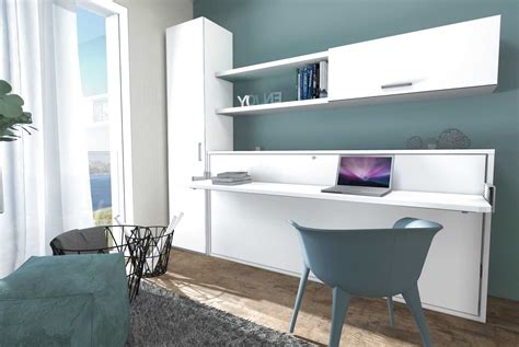 Risparmia con le migliori offerte per reti letti elettriche a dicembre 2020! Letto Doppio Con Scrivania Estraibile / Letti A Mini Castello Arkimede Dielle Con Scrivania ...