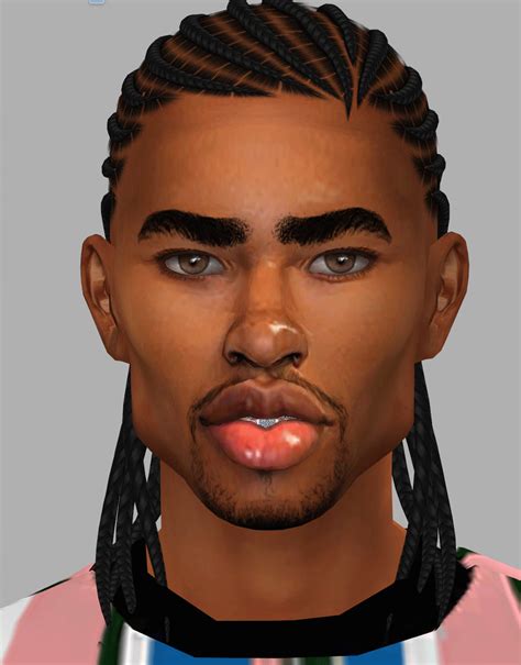 AysiiaxShop Blvck Life Simz Male Skin Pack 6 Total Sims 4