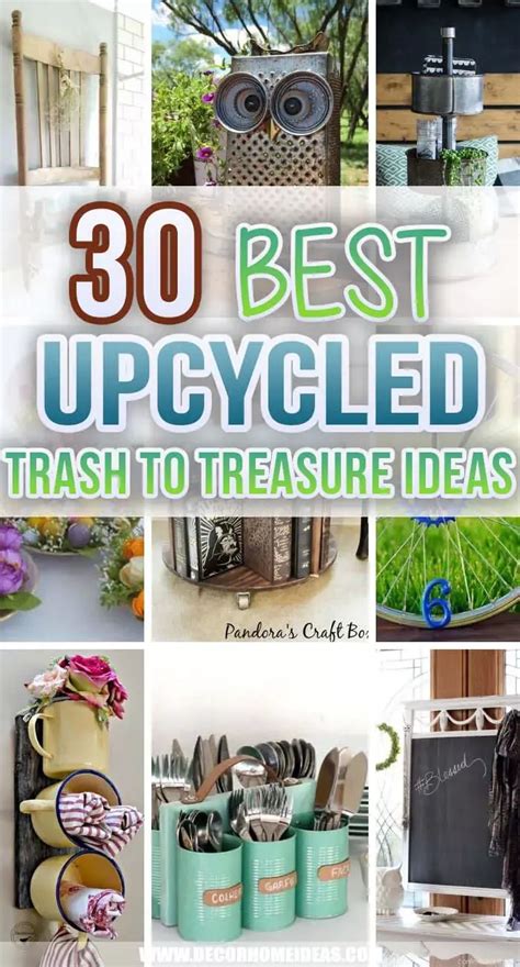 Best Upcycled Trash To Treasure Ideas Diy Upcycled Trash Projects