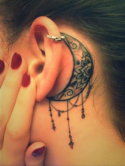 50 Most Beautiful Behind The Ear Tattoos That Every Girl Wish To Have