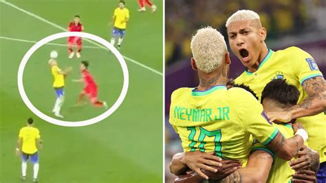 fifa world cup 2022 richarlison sparks frenzy in outrageous act