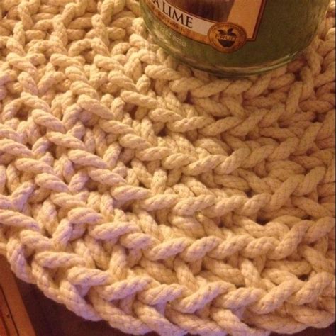 Crocheting With Clothesline Rope So Pretty Sewing Crafts Crochet