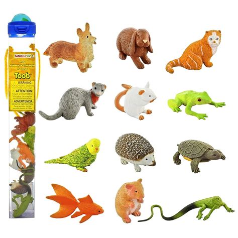 Safari Ltd Toob Bundle With Zoo Babies And Pets 23 Realistic Hand
