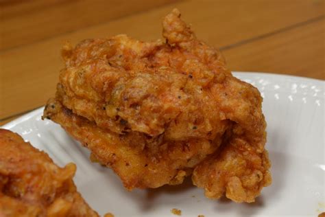 batter fried chicken cooked cooking crunchy perfectly extra inside