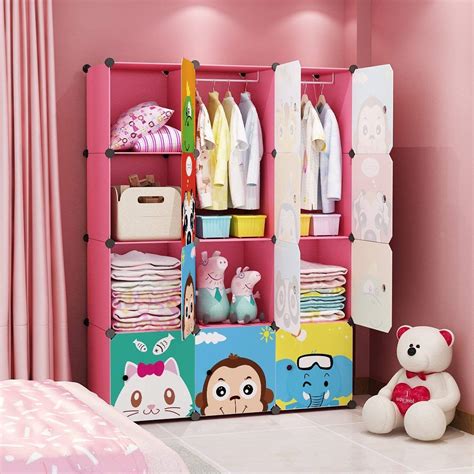 Featuring the best jewelry boxes, clear organizers, catchalls, and travel jewelry organizers from pottery barn, cb2. MAGINELS Children Wardrobe Kid Dresser Cute Baby Portable ...