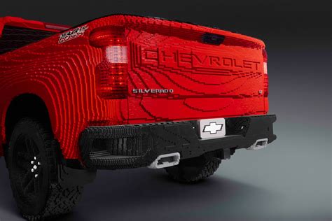 Chevrolet Builds Life Sized Lego Silverado Pickup Truck