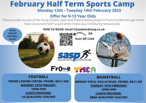 February Half Term Camp Football Discover Frome