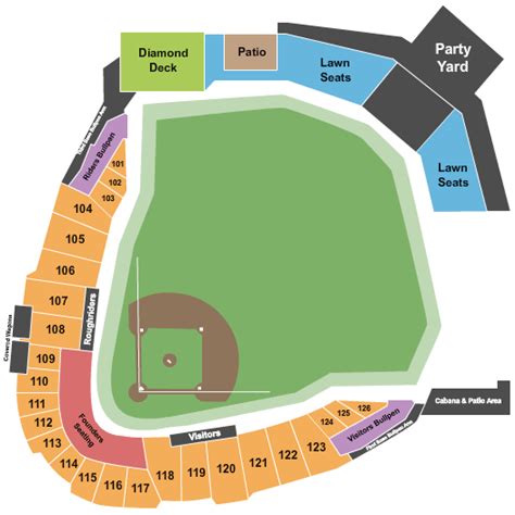 Dr Pepper Ballpark Seating Chart And Maps Frisco