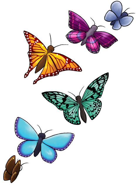 Butterflies Transparent Wallsari