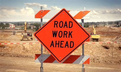 Road Work Ahead Sign Meaning Color Shape And Signs