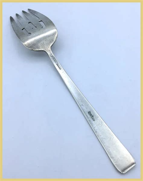 Towle Old Lace 1939 Sterling Silver Meat Serving Fork Ruby Lane