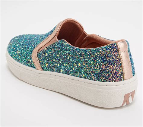As Is Skechers Glitter Slip On Shoes Goldie Glitz And Bitz