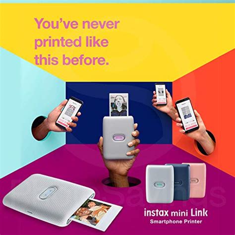 Fujifilm Instax Mini Link Smartphone Printer Dusky Pink Case