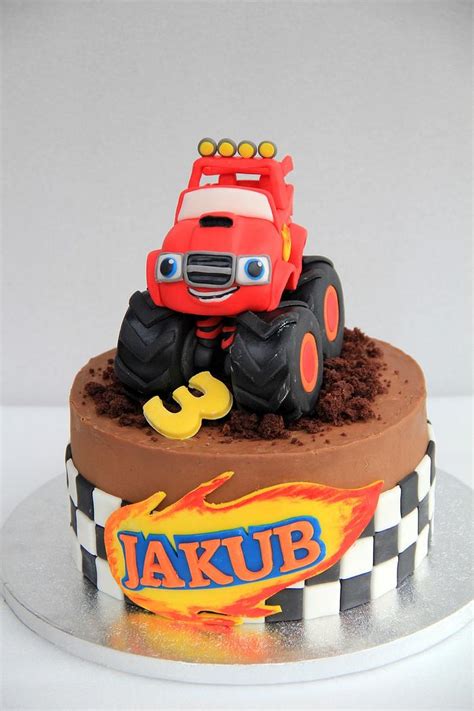 Blaze And The Monster Machines Cake Decorated Cake By Cakesdecor