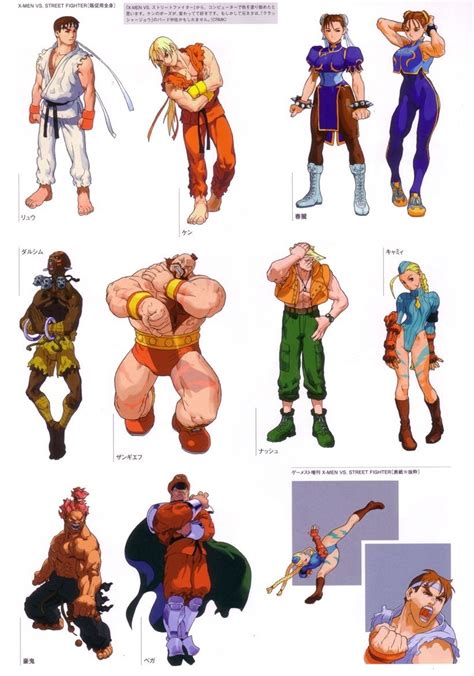 Sf20th The Art Of Street Fighter Parte 2 Personagens Street Fighter