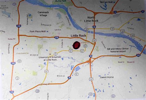 Little Rock Zip Code Map Map