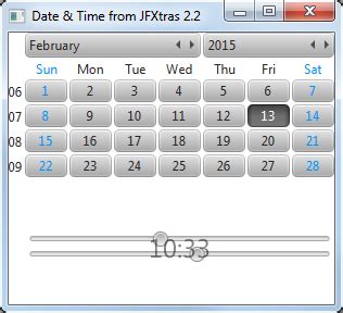 Datepicker Is There Any Date And Time Picker Available For Javafx Win Mundo
