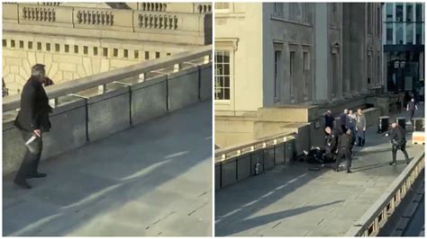 Watch London Bridge Attack Video Shows Suspect Shot