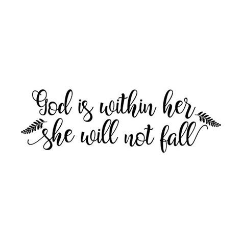 If the grim reaper then moves on past us, we must be careful not to delude ourselves with pride, which in itself is an avenue to death. "God is within her she will not fall - PSALM 46:5 - Christian Quote" Posters by ChristianStore ...