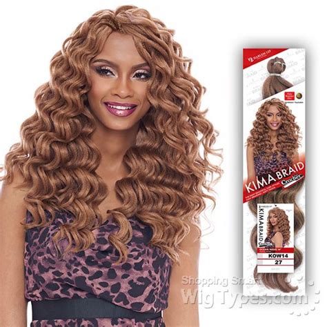 Harlem Kima Synthetic Hair Braid Ocean Wave Medium Hair Braids Braided