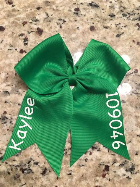 Girl Scout Inch Hair Bow Name And Troop Number Added To Each Bow In White Vinyl Please