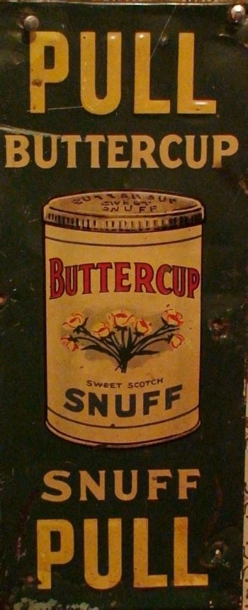 Vintage Buttercup Sweet Scotch Snuff Door Pull Granny S Favorite