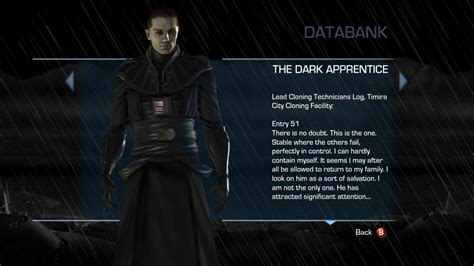 Star Wars The Force Unleashed Ii Part 17 Database Entries For The
