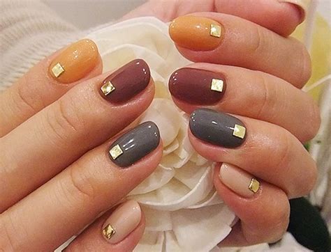 Pretty Multi Colored Fall Nails Pictures Photos And Images For