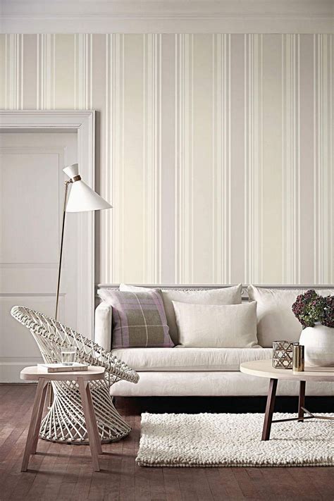 Striped Living Room Wallpaper Home Outside Decoration