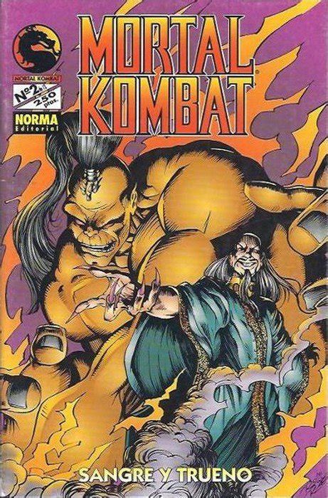 Mortal Kombat 1995 Norma Sangre Y Trueno 2 Ficha De Número En