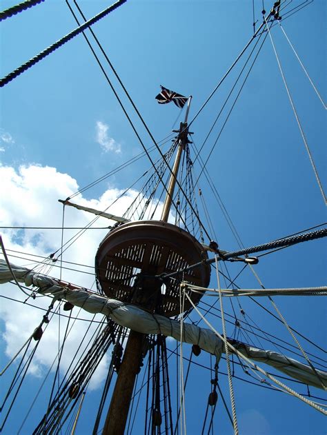 Mast On British Ship Free Stock Photo Public Domain Pictures