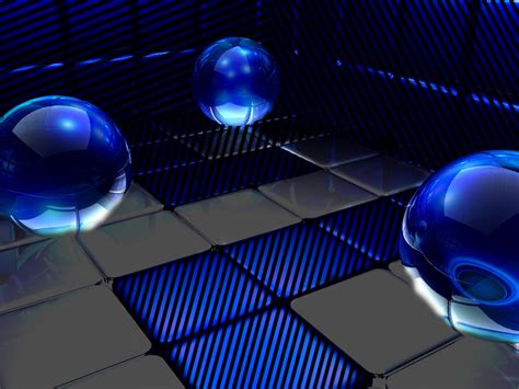 3d Glass Balls Reflection Hd Desktop Wallpapers Hd