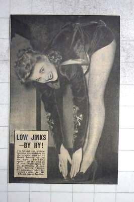 1950 Long Legs Hy Hazell Engaged To Edward Jenkins EBay