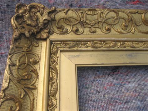 Large 24 X 36 Mid 19th Century Victorian Gilt Gold Leaf Wood And