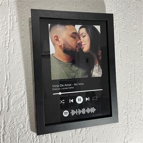 Quadro Spotify Interativo Personalizado Elo7 Produtos Especiais