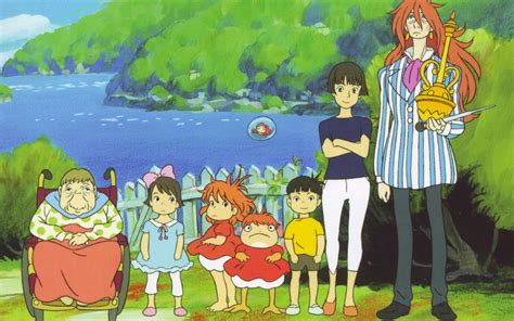 Ponyo On The Cliff By The Sea Wallpaper Ponyo On The Cliff By The Sea