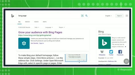 How To Create A Microsoft Bing Knowledge Panel