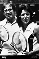 BOBBY RIGGS VS. BILLIE JEAN KING : TENNIS BATAILLE DES SEXES, de gauche ...