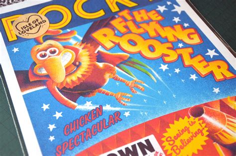 Rocky Rhodes Chicken Run Digital Art Print Etsy