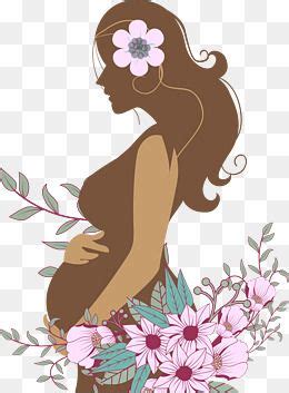 Embarazada Silueta PNG Dibujos Vector Mujer Embarazada Sketch PNG Y