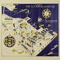 Map, Maryland, Pictorial, Historical, US Naval Academy, Annapolis ...