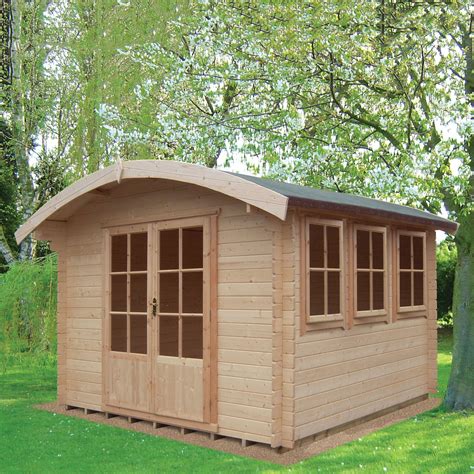 12x14 Kilburn 28mm Tongue And Groove Timber Log Cabin With Assembly