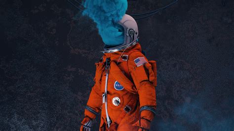 Download Wallpaper 1366x768 Astronaut Nasa Space Suit Surreal