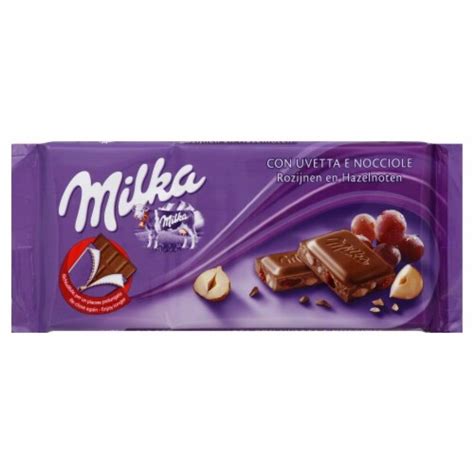 Milka Raisin Hazelnut Chocolate 3 53 Oz King Soopers