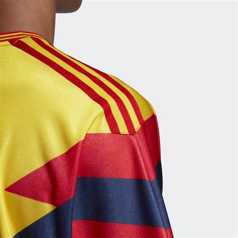 Colombia 1990 Adidas Originals Home Replica Jersey Football Shirt