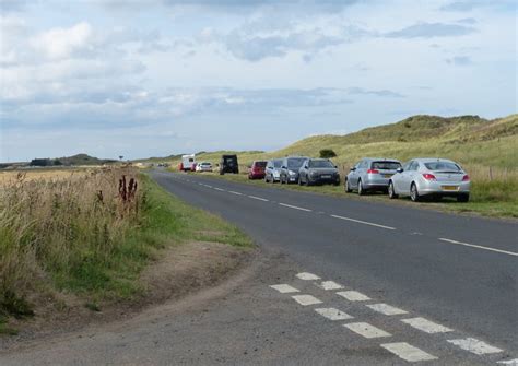 Cars Parked Along The B1340 At Seahouses © Mat Fascione Geograph
