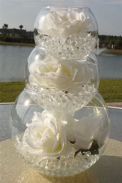 Water Pearls Beautiful Wedding Centerpiece Wedding Centerpieces Diy