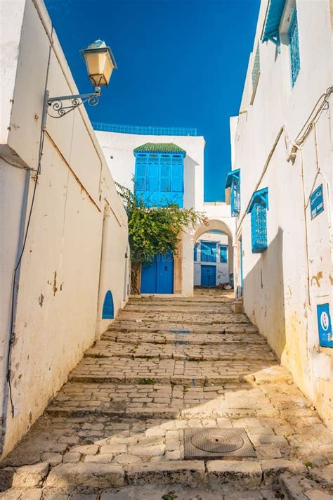 Sidi Bou Said Village De Famouse Avec Larchitecture Tunisienne