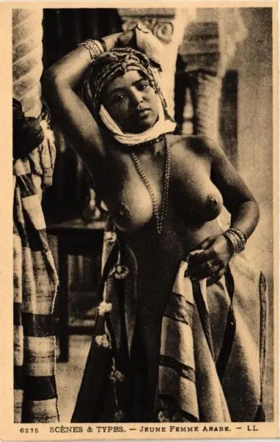 Pc Cpa Jeune Femme Arabe Scenes Et Types North Africa Ethnic Nude